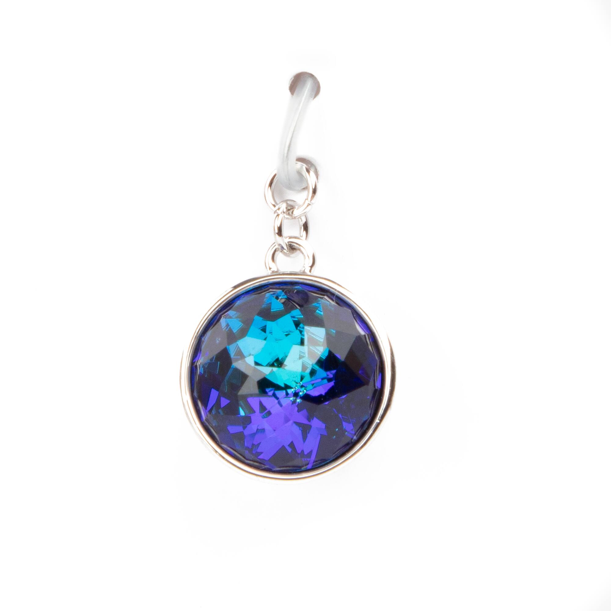 Blue Austrian Crystal Dome Charm by Bead Landing™